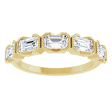 14K Yellow 1 1/2 CTW Lab-Grown Diamond Anniversary Band