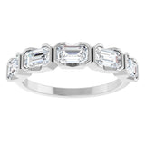 14K White Gold 1 1/2 CTW Lab-Grown Diamond Anniversary Band