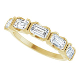 14K Yellow Gold 1 1/2 CTW Lab-Grown Diamond Anniversary Band