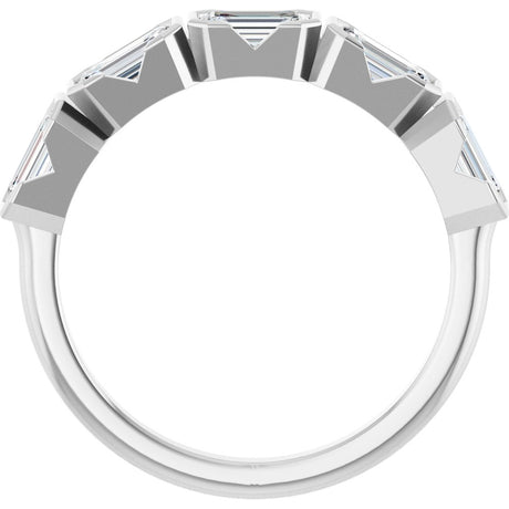 14K White Gold 1 1/2 CTW Lab-Grown Diamond Anniversary Band