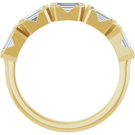 14K Yellow 1 1/2 CTW Lab-Grown Diamond Anniversary Band