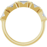 14K Yellow Gold 1 1/2 CTW Lab-Grown Diamond Anniversary Band