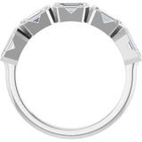 14K White Gold 1 1/2 CTW Lab-Grown Diamond Anniversary Band