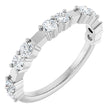 14K White 5/8 CTW Lab-Grown Diamond Anniversary Band