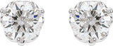 Round 1/3 CTW Lab-Grown Diamond Infinity-Inspired Earrings