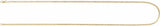 14K Yellow Gold 1.95 mm Curb 16" Chain