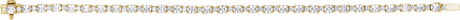14K Yellow Gold 5 1/2 CTW Lab-Grown Diamond Line 7" Bracelet