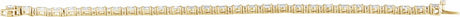 14K Yellow Gold 5 1/2 CTW Lab-Grown Diamond Line 7" Bracelet