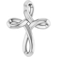 Sterling Silver Freeform Cross Pendant