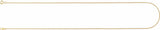 14K Yellow Gold-Filled 1 mm Ultra-Lightweight Cable 24" Chain