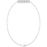 14K White Gold 1/2 CTW Lab-Grown Diamond Five-Stone Line  7" Bracelet 