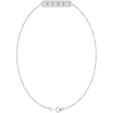 14K White Gold 1/2 CTW Lab-Grown Diamond Five-Stone Line  7" Bracelet 