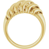 14K Yellow Dome Ring