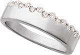 14K White 1/3 CTW Natural Diamond Ring