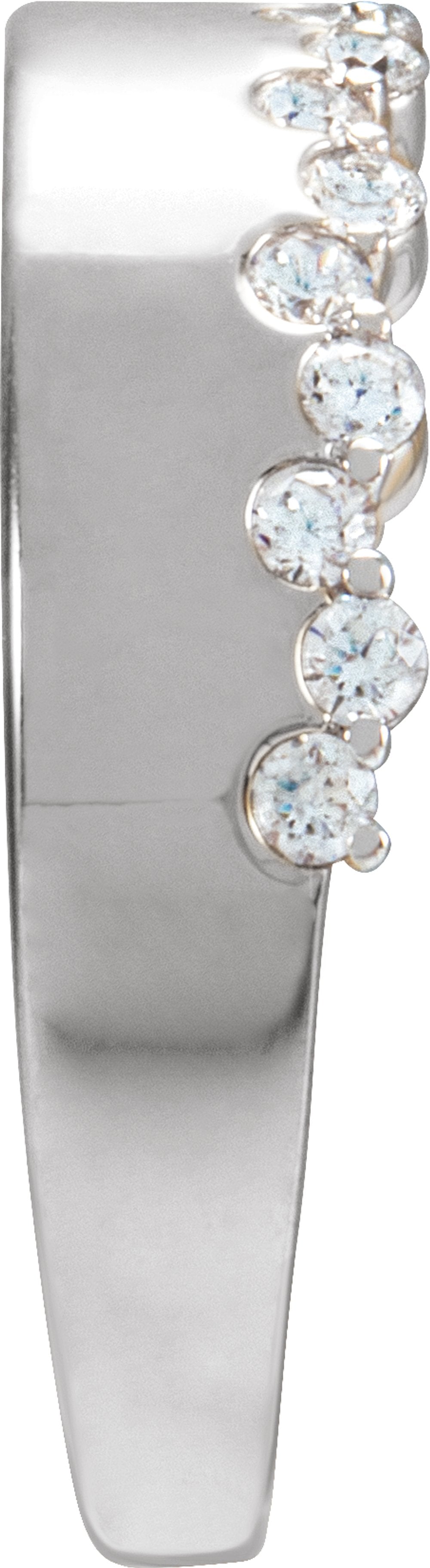 14K White 1/3 CTW Natural Diamond Ring