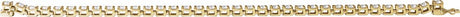 14K Yellow Gold 10 1/2 CTW Lab-Grown Diamond Line 7" Bracelet