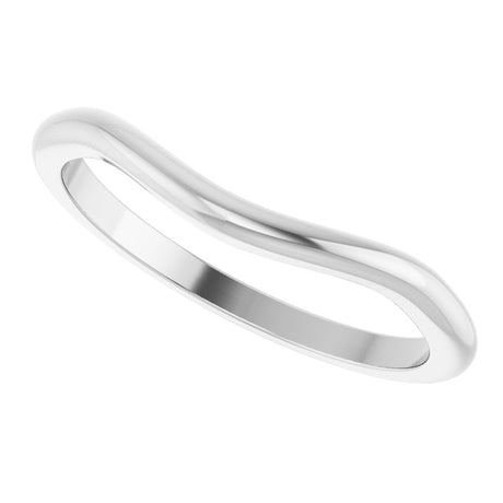 14K White Gold Matching Band