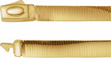 14K Yellow/White Gold 6 mm Reversible Omega 18" Chain