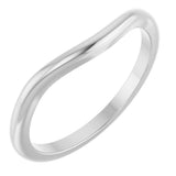 14K White Gold Matching Band