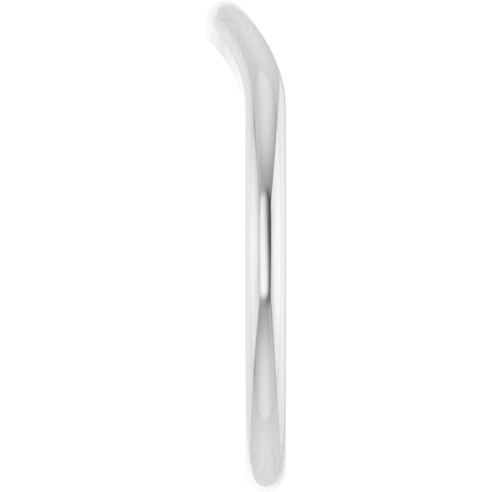 14K White Matching Band