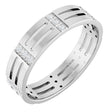 14K White 1/8 CTW Natural Diamond Eternity Band Size 10