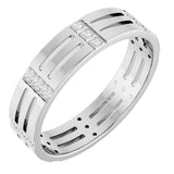 14K White 1/8 CTW Lab-Grown Diamond Eternity Band Size 10