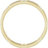 14K Yellow 1/8 CTW Lab-Grown Diamond Eternity Band Size 10