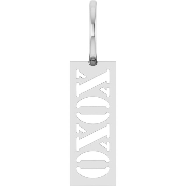 Sterling Silver XOXO Charm/Pendant