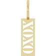 14K Yellow XOXO Charm/Pendant