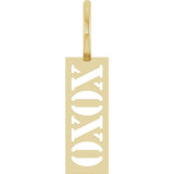 14K Yellow XOXO Charm/Pendant