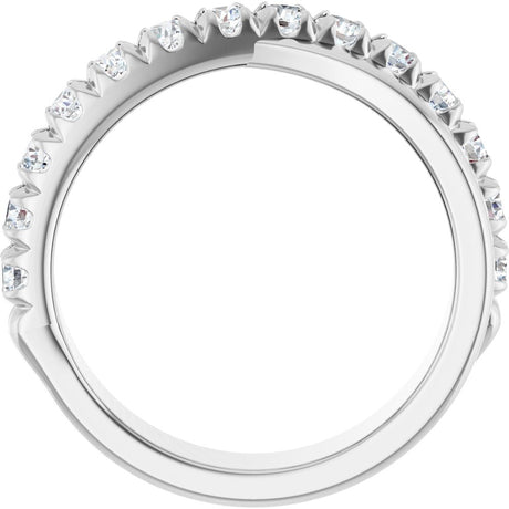 14K White Gold 7/8 CTW Lab-Grown Diamond Anniversary Band