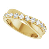 14K Yellow Gold 7/8 CTW Lab-Grown Diamond Anniversary Band