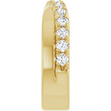 14K Yellow Gold 7/8 CTW Lab-Grown Diamond Anniversary Band