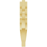 14K Yellow Gold Chain Link Ring