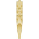 14K Yellow Gold Chain Link Ring 
