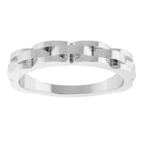 Sterling Silver Chain Link Ring 