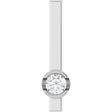 14K White 1/10 CTW Natural Diamond Bar Pendant
