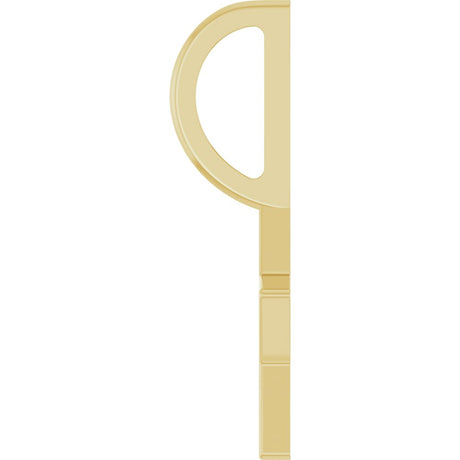 14K Yellow Gold Engravable Star Charm/Pendant