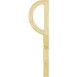 10K Yellow Gold Engravable Star Charm/Pendant