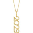 14K Yellow 2029 Year 16-18" Necklace