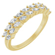 14K Yellow Gold 1/2 CTW Lab-Grown Diamond Anniversary Band