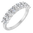 14K White 1/2 CTW Lab-Grown Diamond Anniversary Band