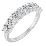 14K White 1/2 CTW Lab-Grown Diamond Anniversary Band
