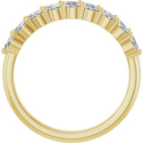14K Yellow 1/2 CTW Lab-Grown Diamond Anniversary Band