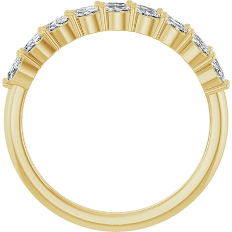 14K Yellow Gold 1/2 CTW Natural Diamond Anniversary Band