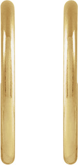 14K Yellow Gold-Filled 15 mm Hoop Earrings