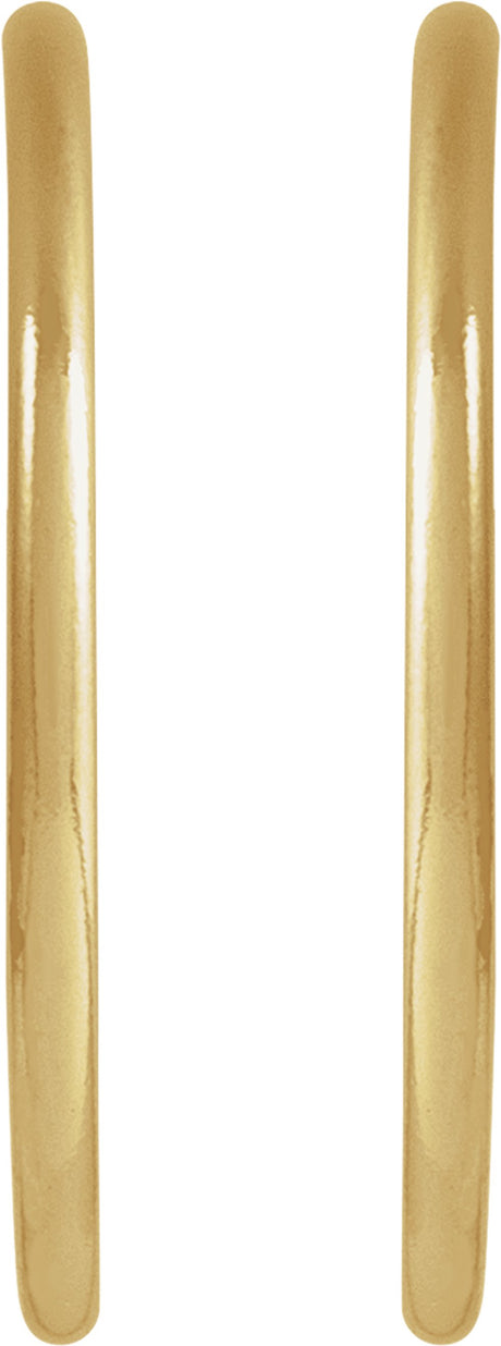 14K Yellow Gold-Filled 20 mm Hoop Earrings
