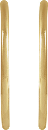 14K Yellow Gold-Filled 20 mm Hoop Earrings