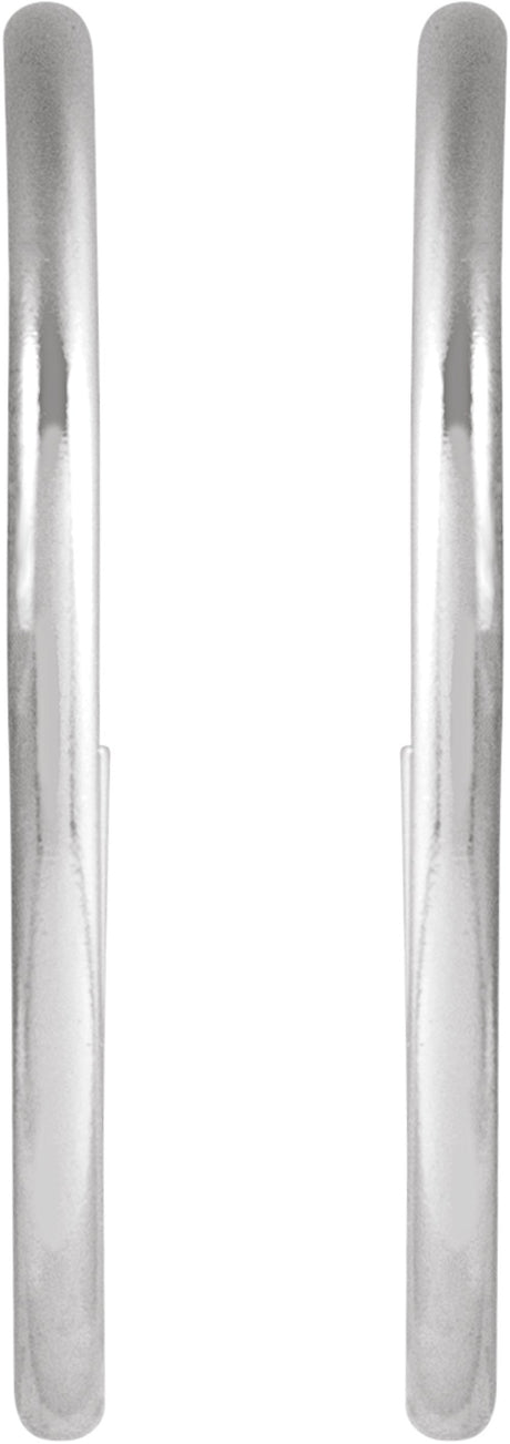 Sterling Silver 20 mm Hoop Earrings