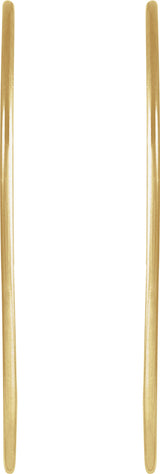 14K Yellow Gold-Filled 45 mm Hoop Earrings
